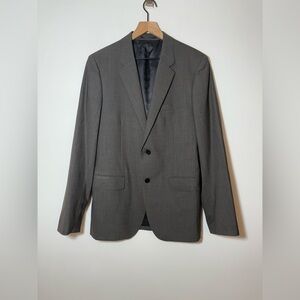 THEORY Gray Wool 2-Button Blazer Jacket Men's Size 40R